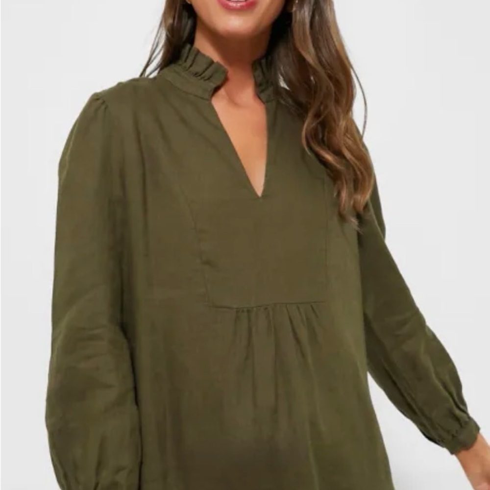 NWOT Tuckernuck olive green Palmerston dress